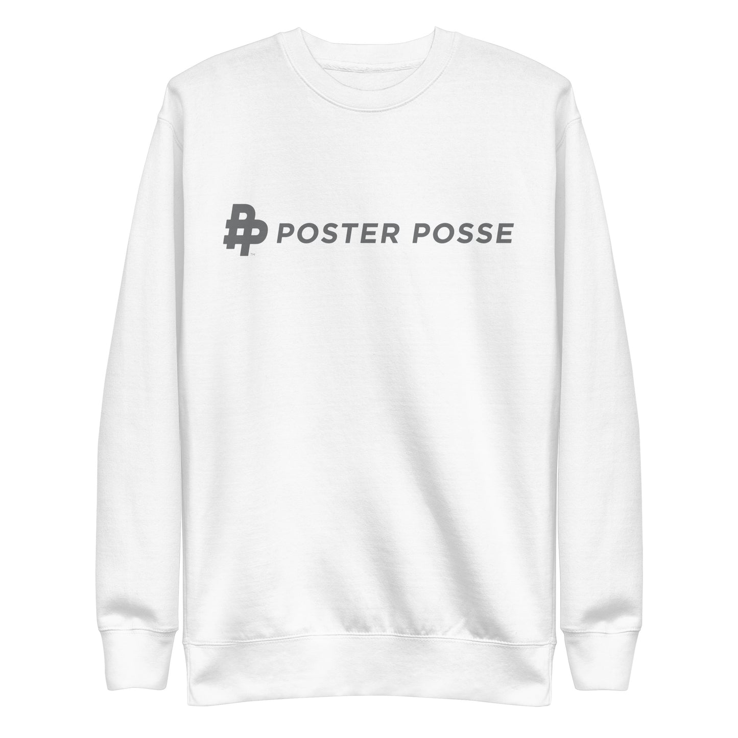 Horiz P Logo Unisex Crewneck Fleece-Frey