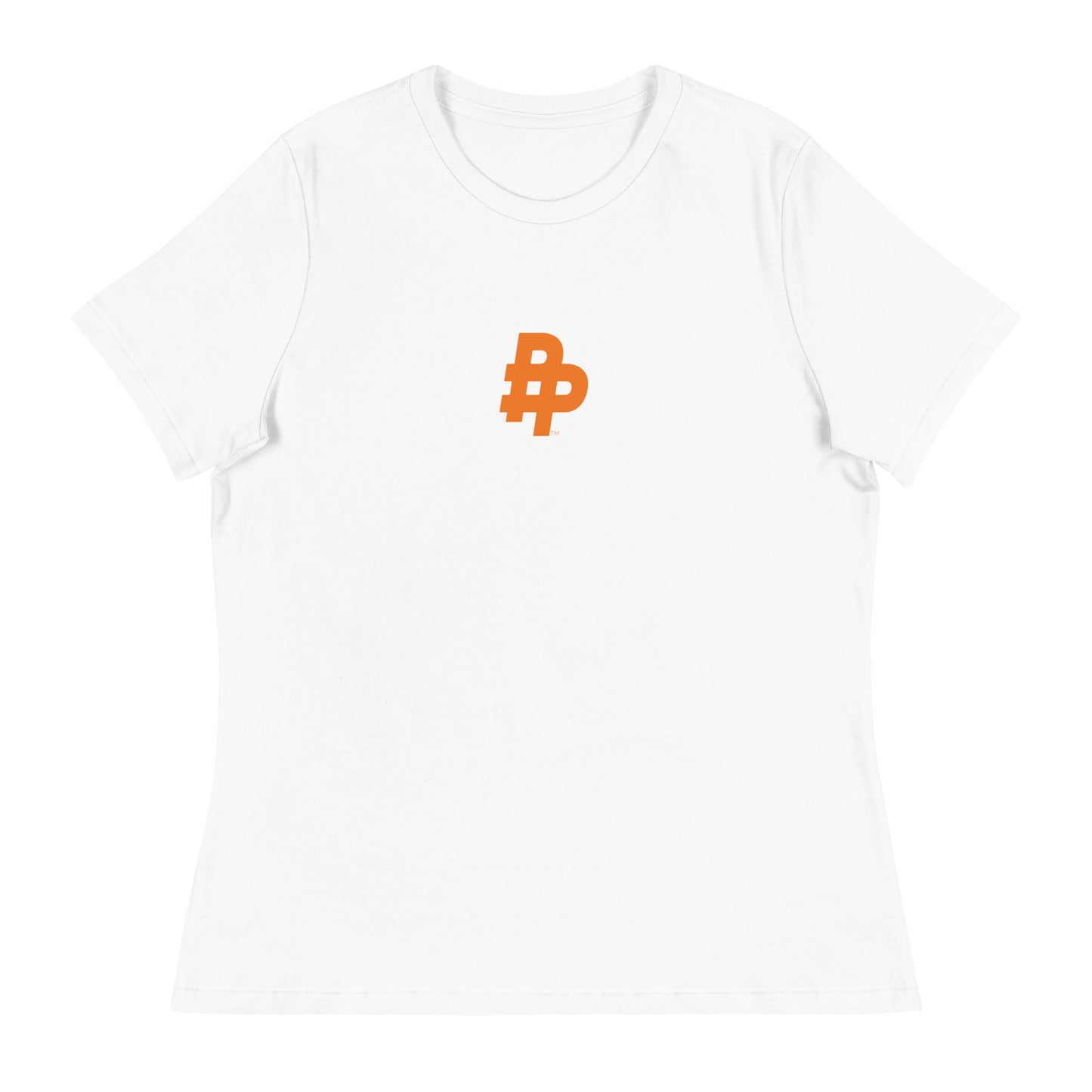 Double P Logo Womens Tee-Orange