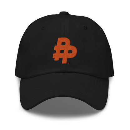 Double P Adjustable Baseball Hat-Orange