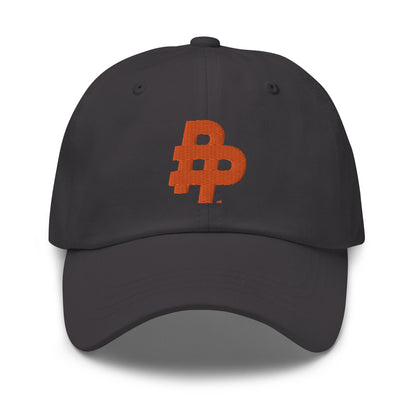 Double P Adjustable Baseball Hat-Orange