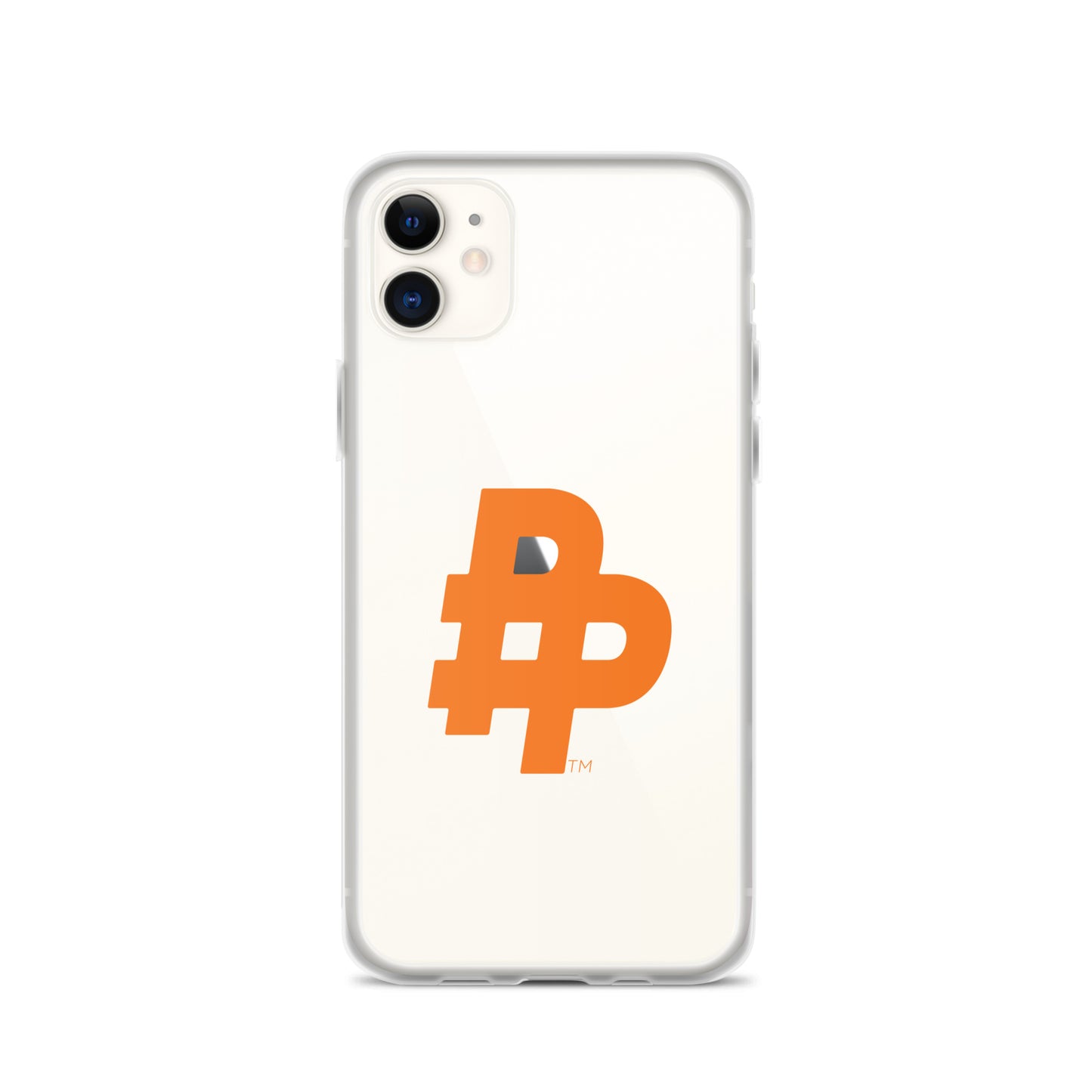 Double P Logo iPhone Case-Clear