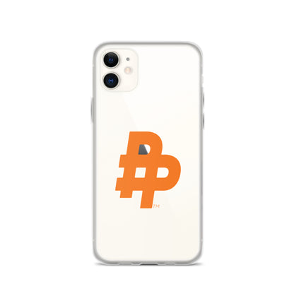 Double P Logo iPhone Case-Clear