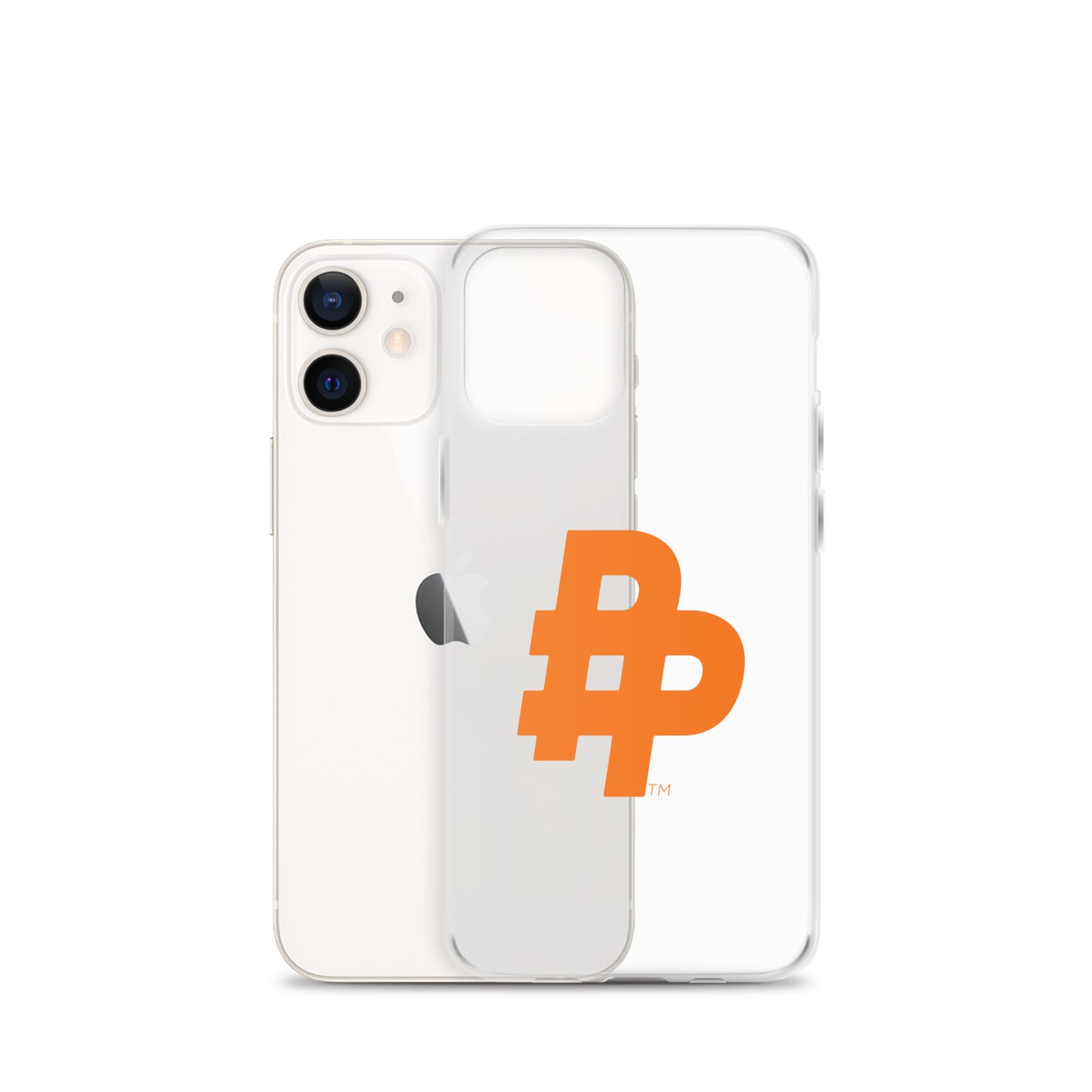 Double P Logo iPhone Case-Clear