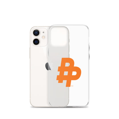 Double P Logo iPhone Case-Clear