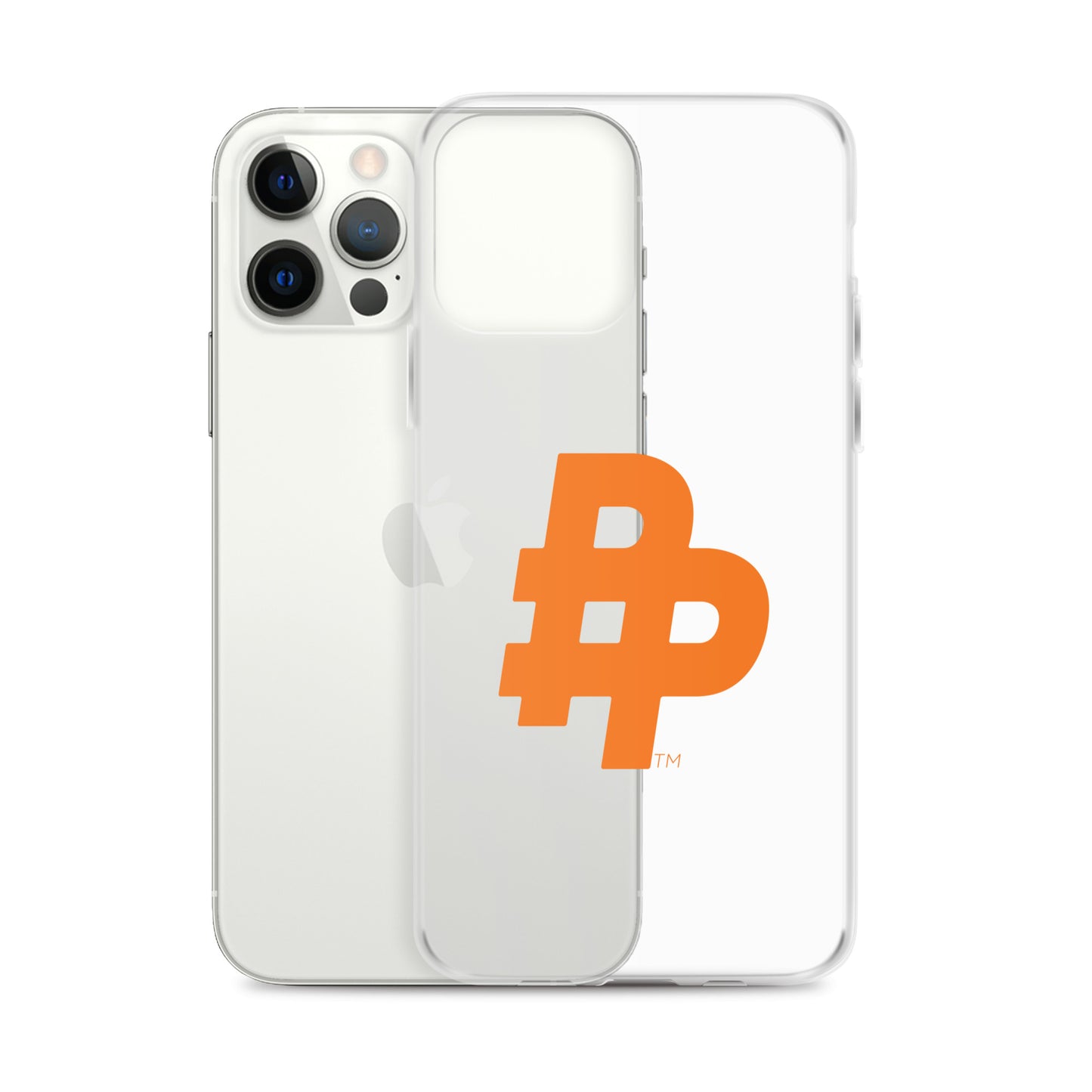 Double P Logo iPhone Case-Clear
