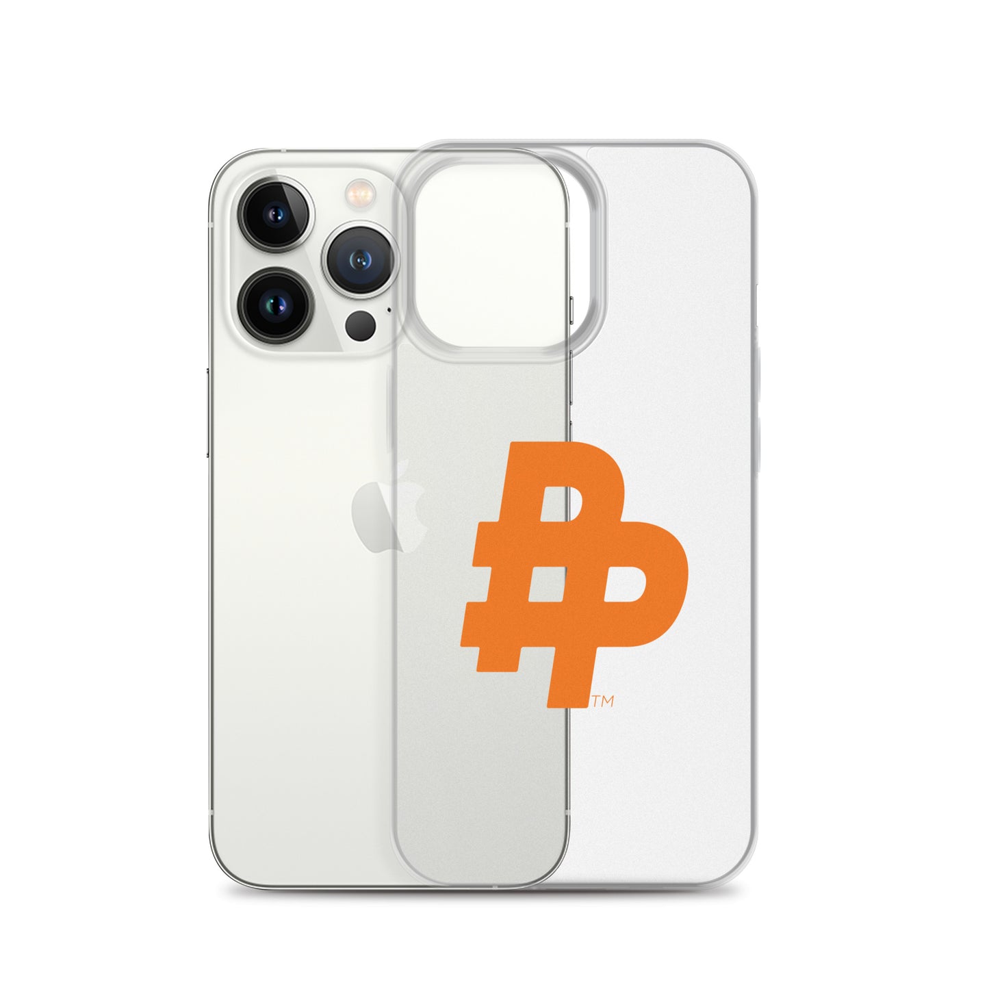 Double P Logo iPhone Case-Clear