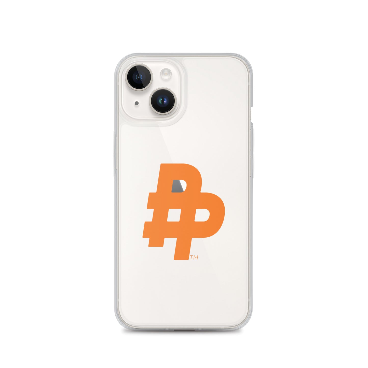 Double P Logo iPhone Case-Clear