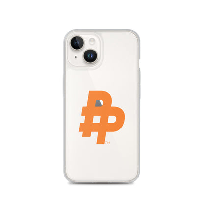 Double P Logo iPhone Case-Clear