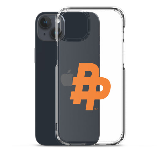 Double P Logo iPhone Case-Clear