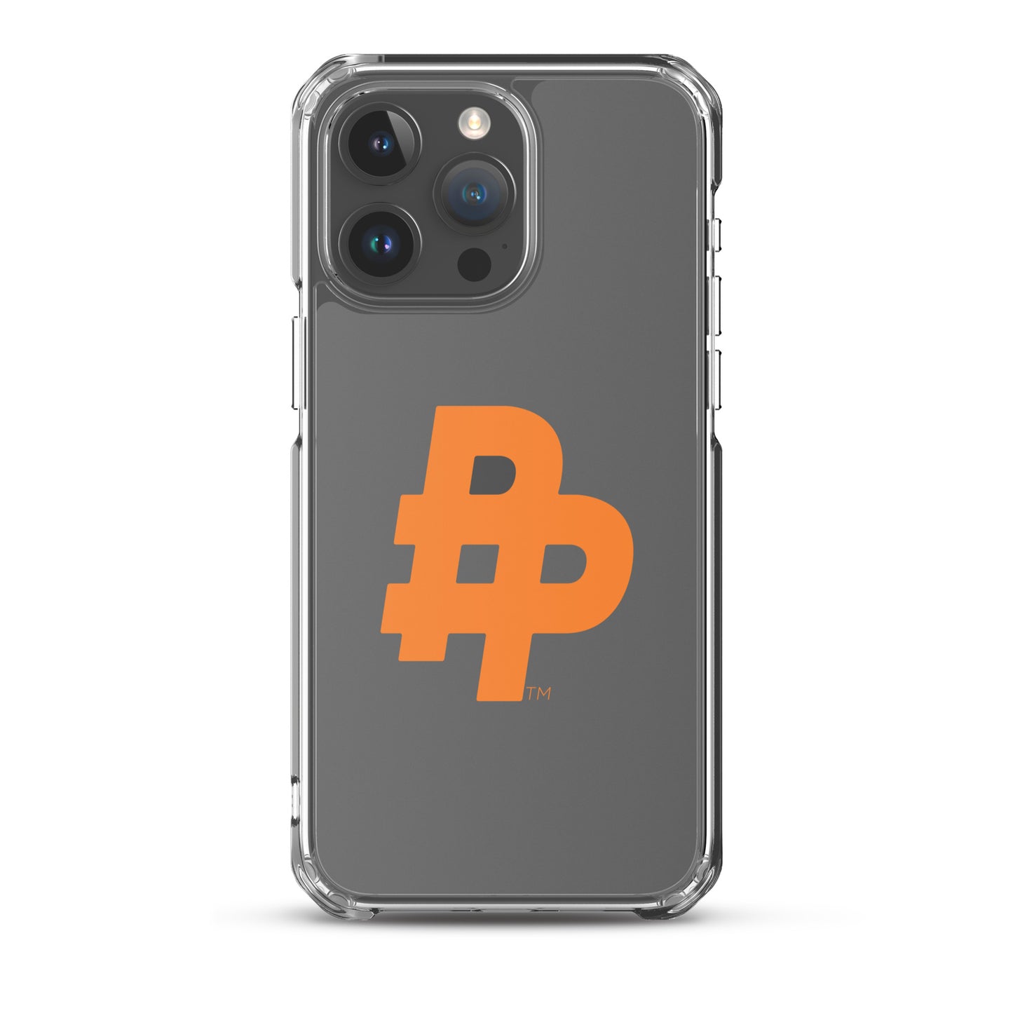 Double P Logo iPhone Case-Clear