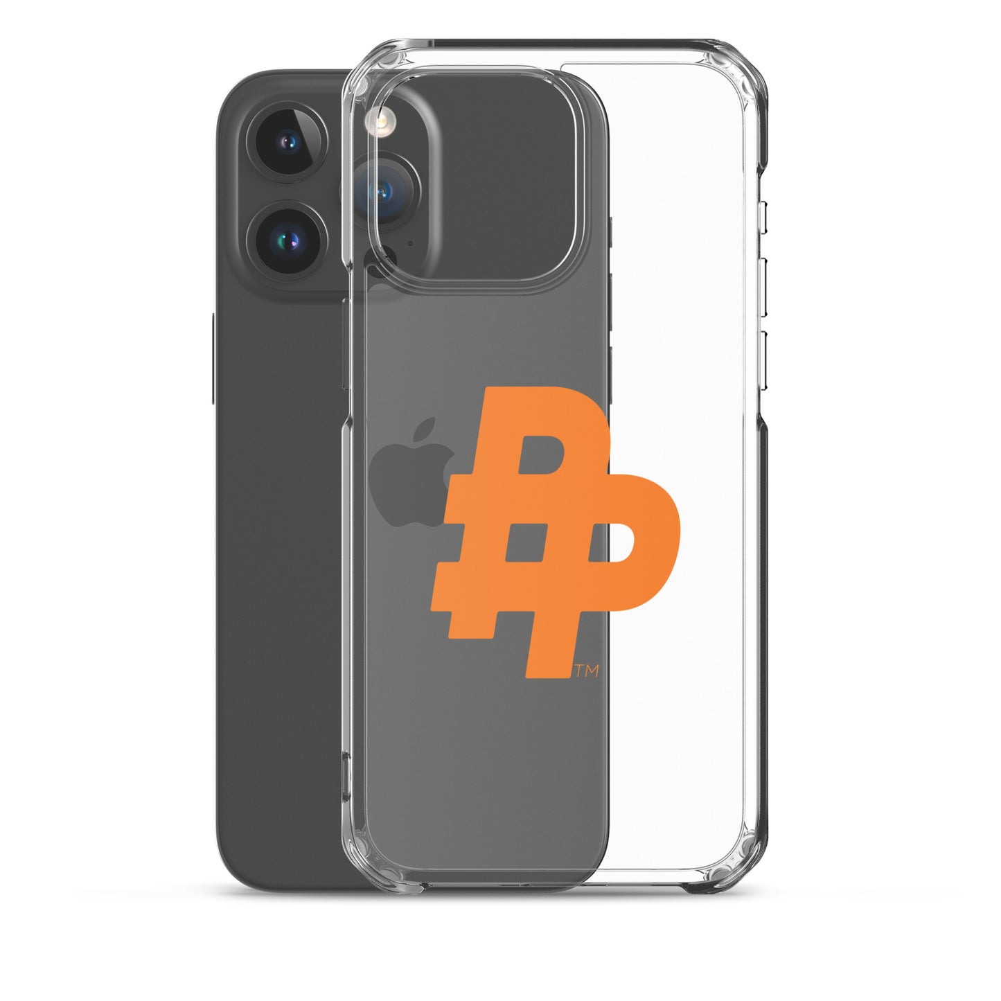 Double P Logo iPhone Case-Clear