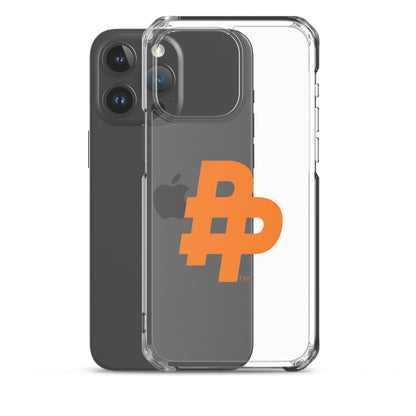 Double P Logo iPhone Case-Clear
