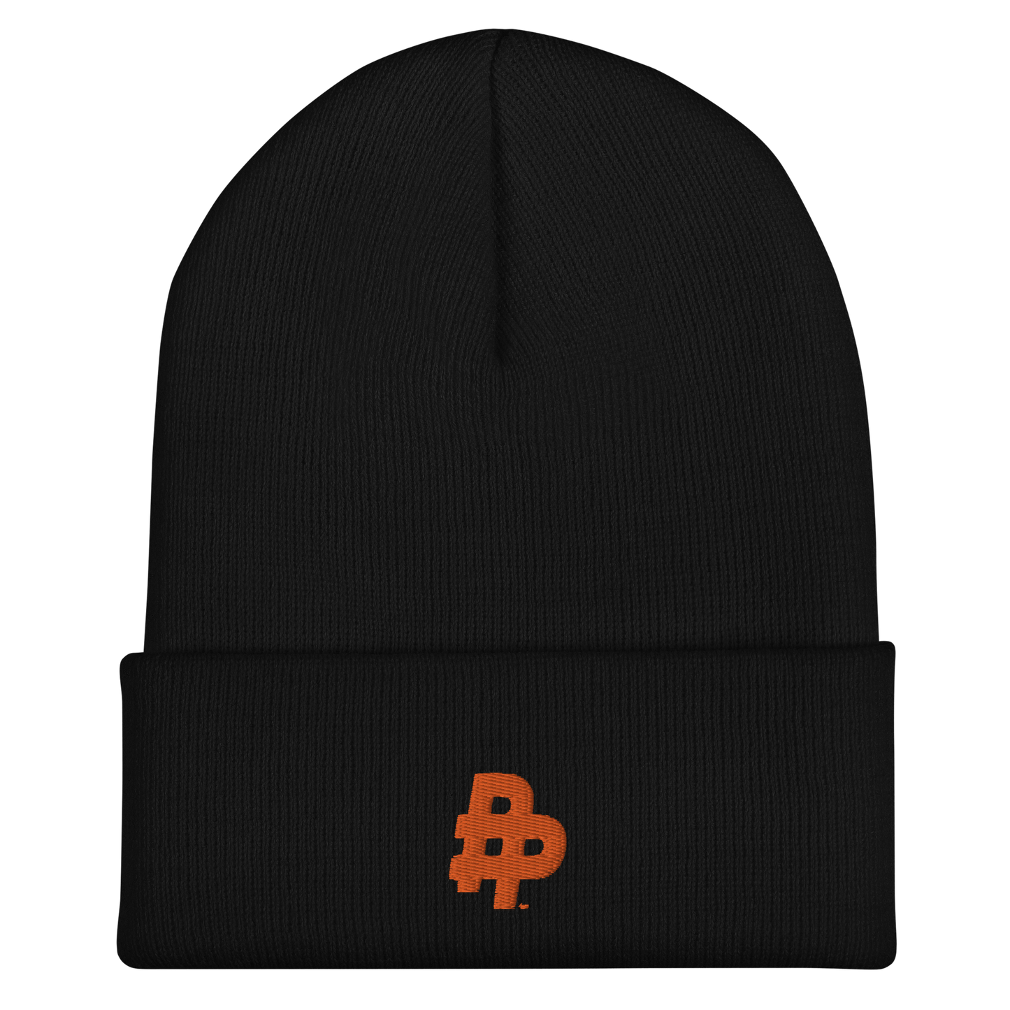 Double P Knit Beanie-Orange