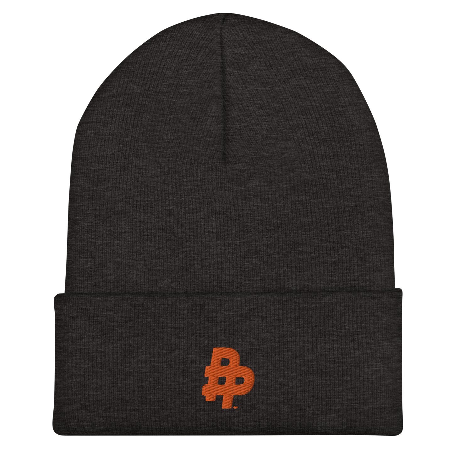 Double P Knit Beanie-Orange