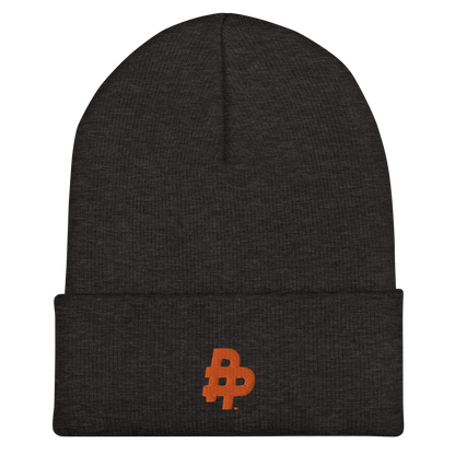 Double P Knit Beanie-Orange