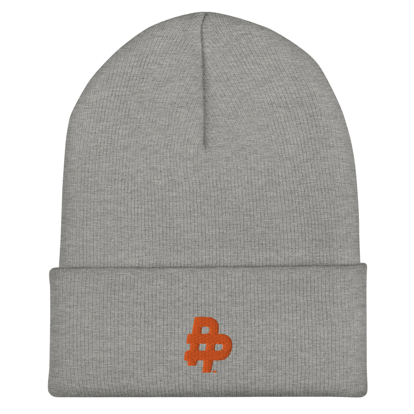 Double P Knit Beanie-Orange