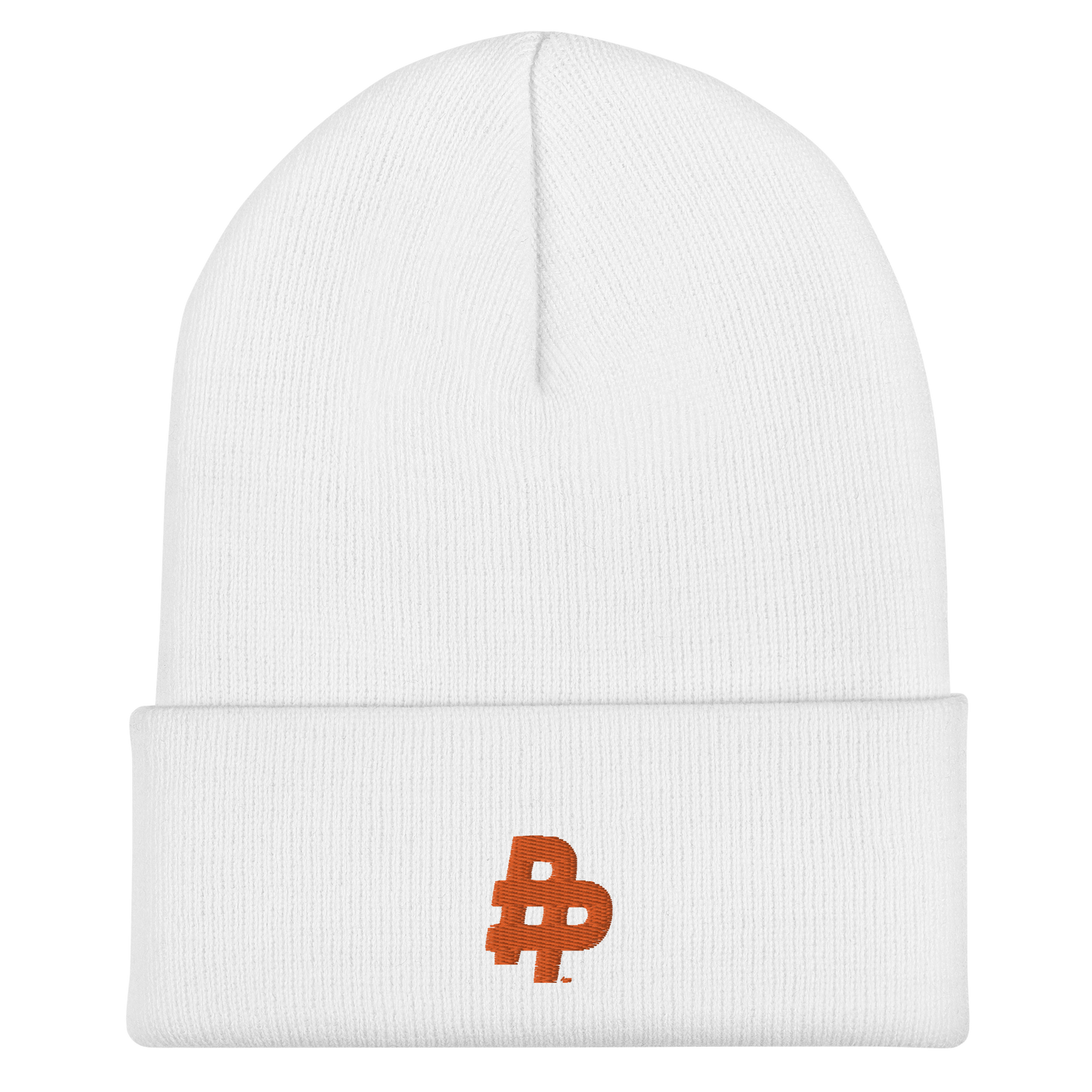 Double P Knit Beanie-Orange
