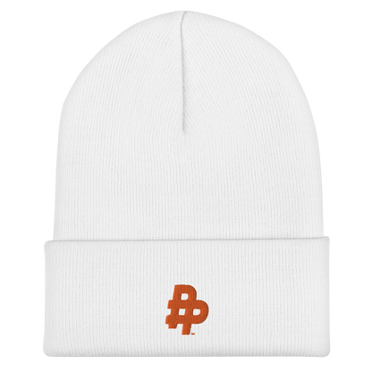 Double P Knit Beanie-Orange