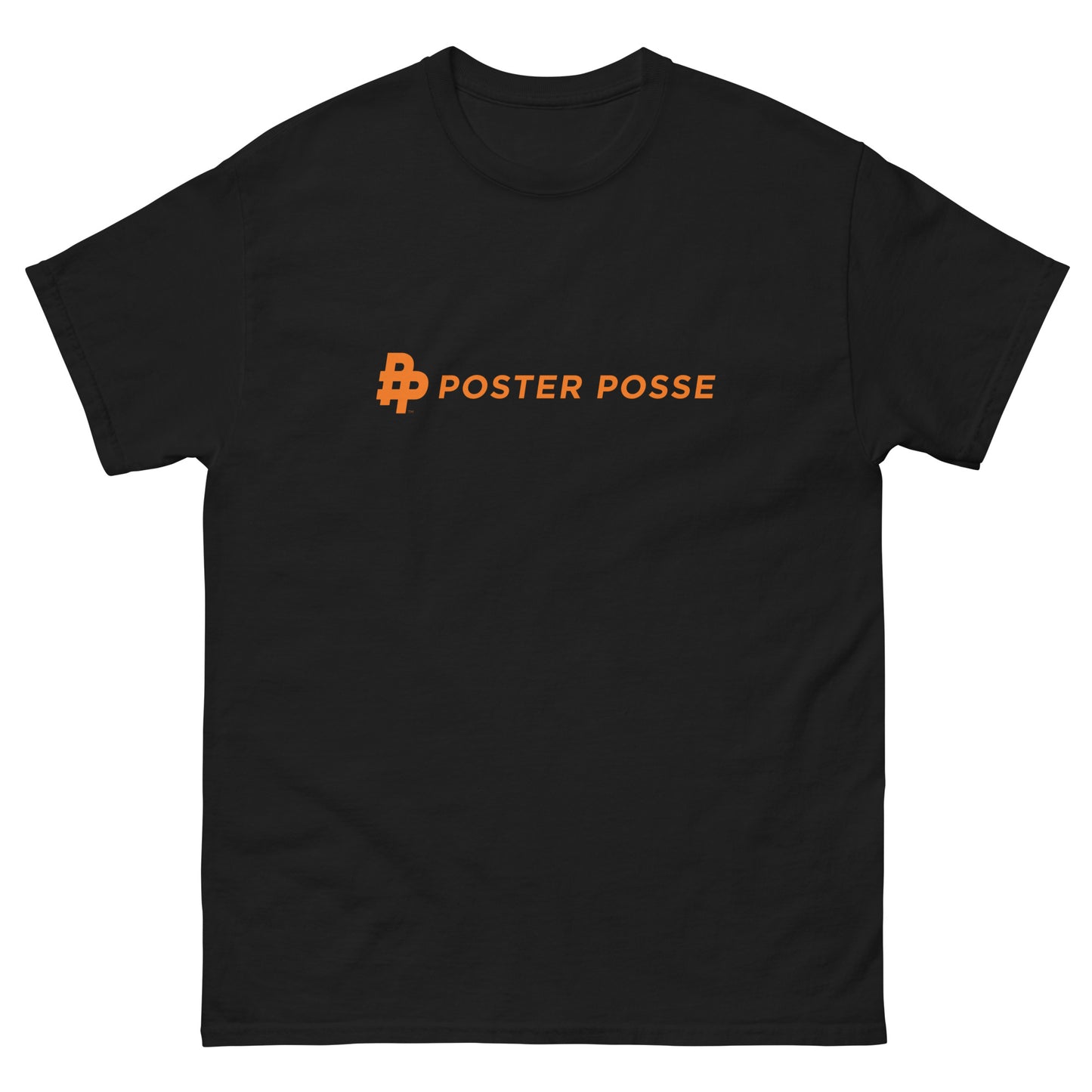 Horiz P Logo Mens Tee-Orange