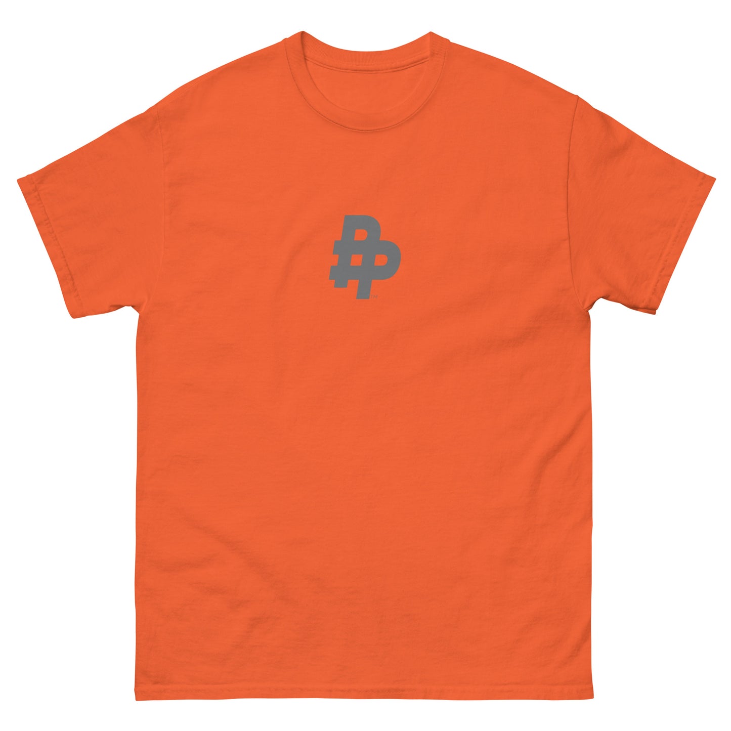 Double P Logo Mens Tee-Grey