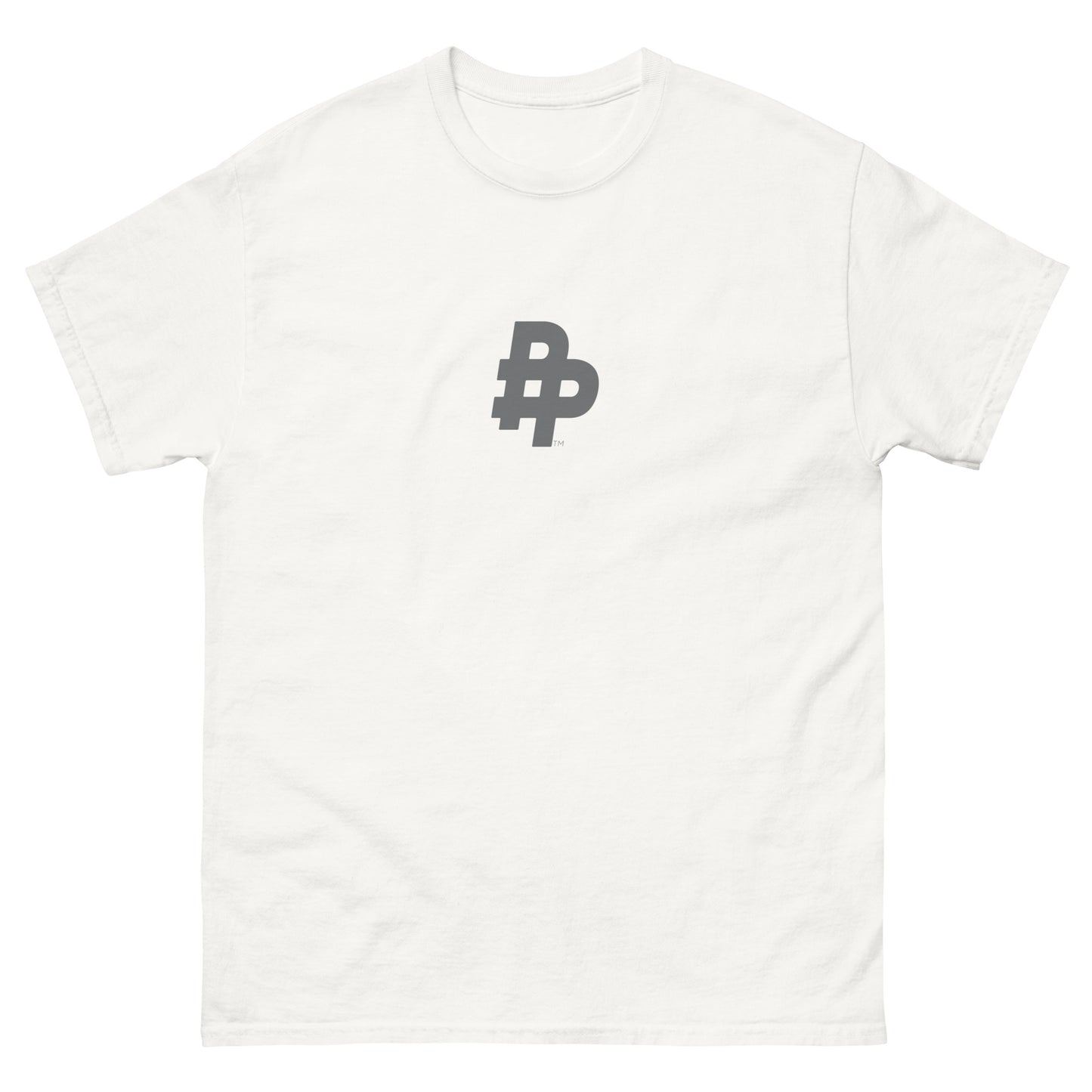 Double P Logo Mens Tee-Grey