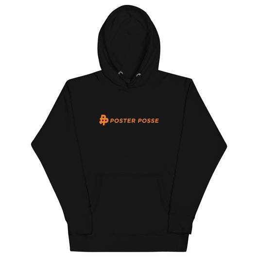 Horiz P Logo Unisex Hoodie-Orange