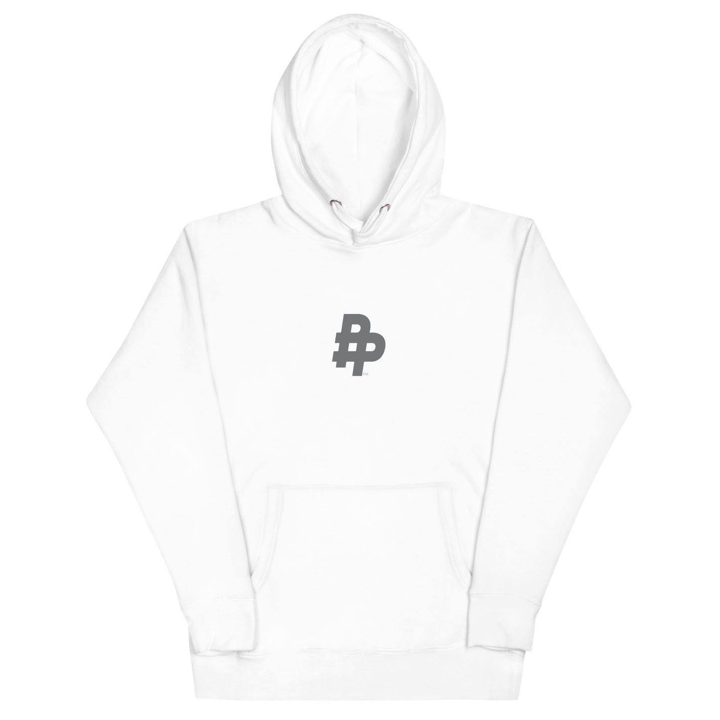 Double P Logo Unisex Hoodie-Grey