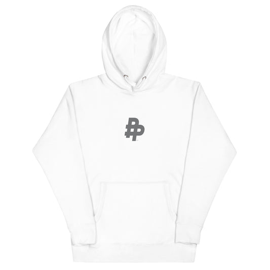 Double P Logo Unisex Hoodie-Grey