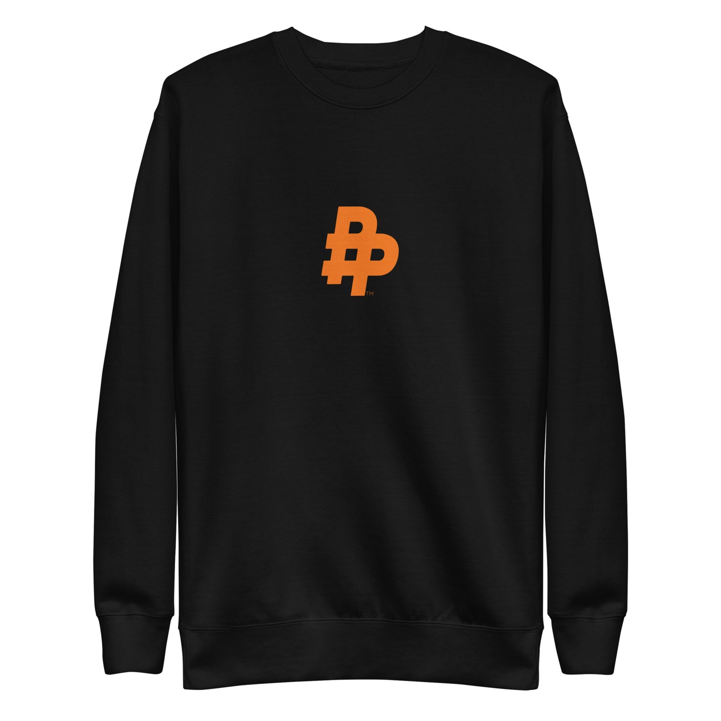 Double P Logo Unisex Crewneck Fleece-Orange