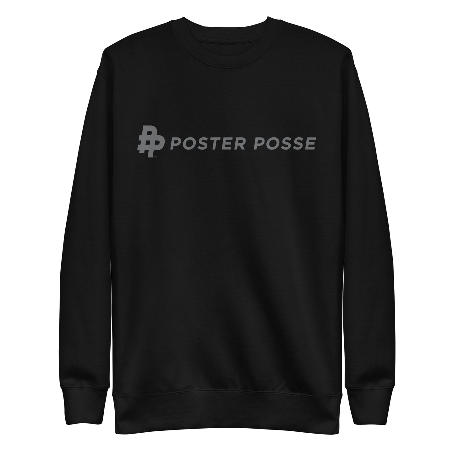 Horiz P Logo Unisex Crewneck Fleece-Frey