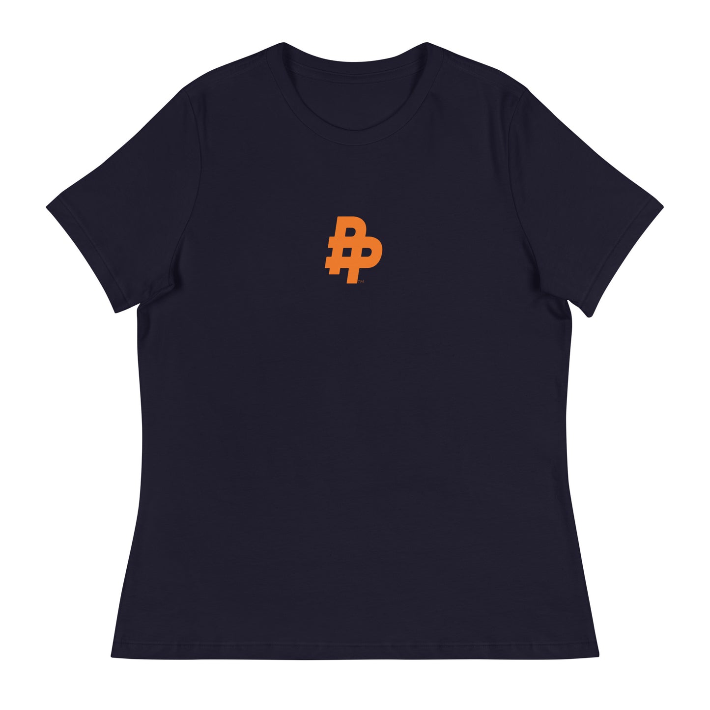 Double P Logo Womens Tee-Orange